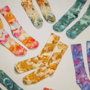 ADULT!!!! Ice Dyed Bamboo Socks