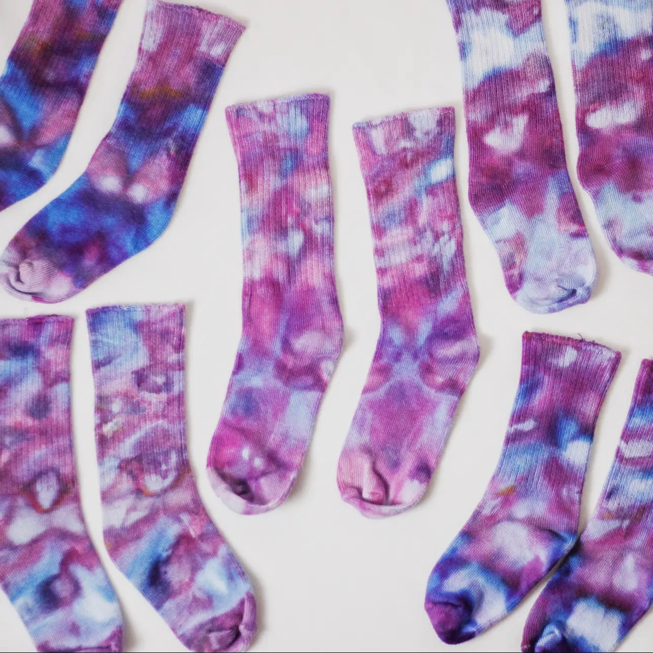 Ice Dyed Bamboo Socks