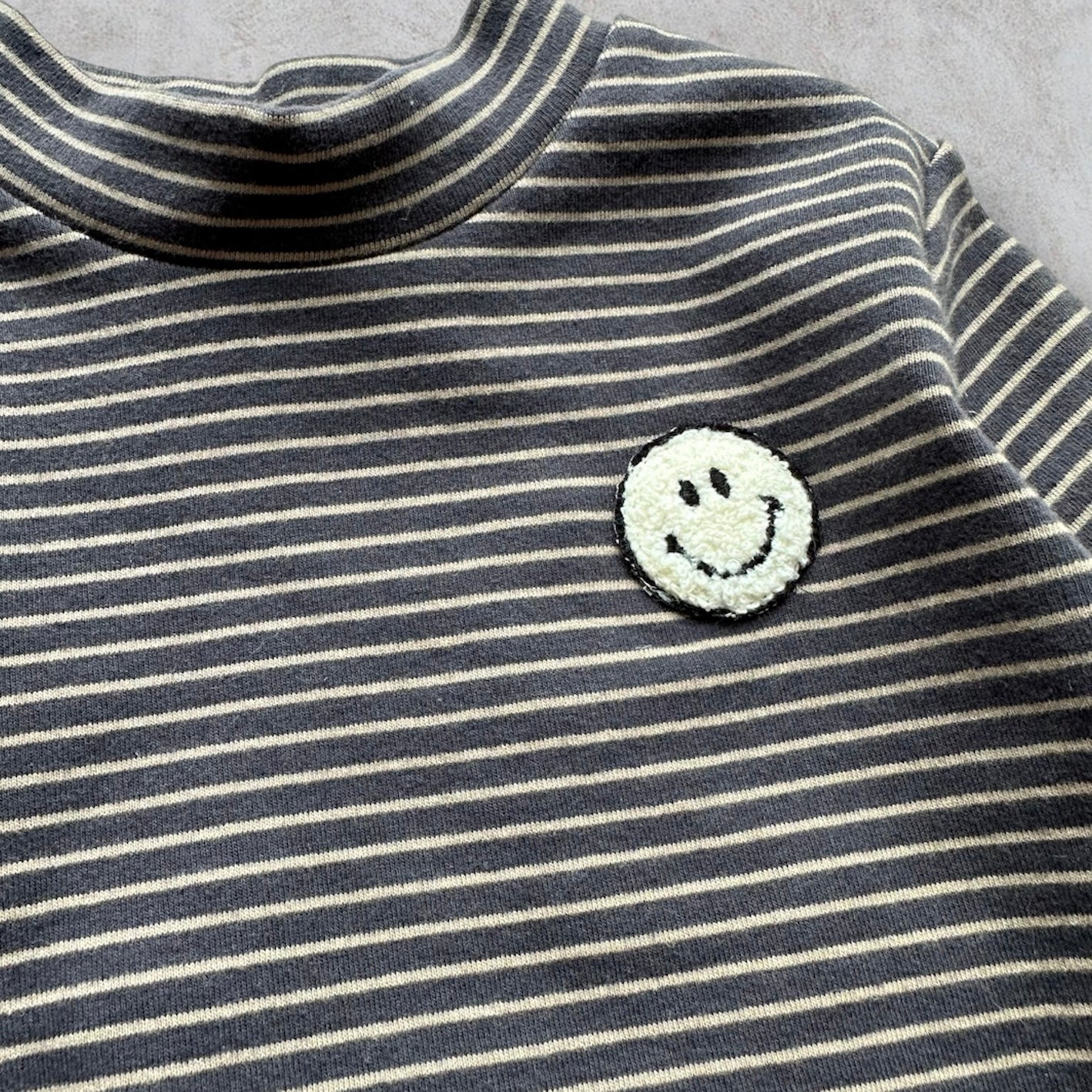 BABY Smiley Stripe Long Sleeve