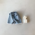 Load image into Gallery viewer, Embroidered Baggy Denim Shorts

