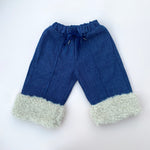 Load image into Gallery viewer, Faux fur trim jeans
