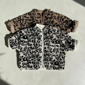 Sherpa Leopard Jacket